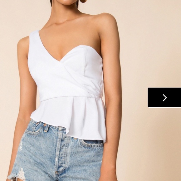 COPY - Karlie one shoulder top - Picture 3 of 4